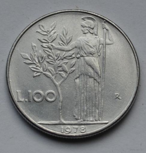 Италия, 100 лир 1978 г.