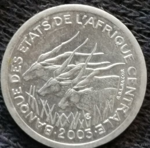 Центральная Африка (BEAC) 1 франк, 1976 г., KM# 8