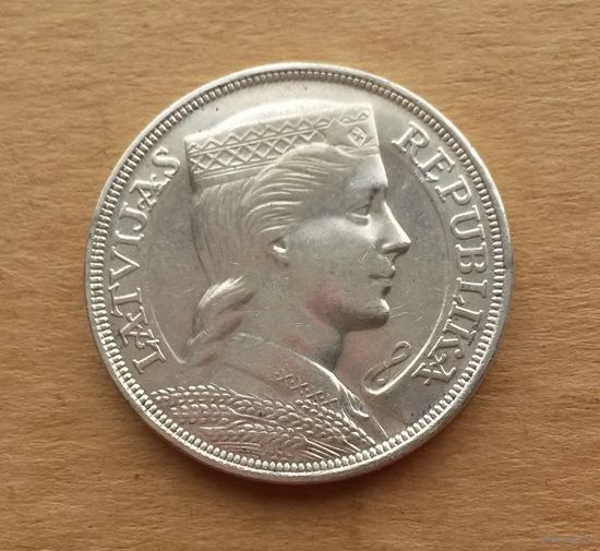 Латвия, 5 латов 1931 г., серебро 0.835