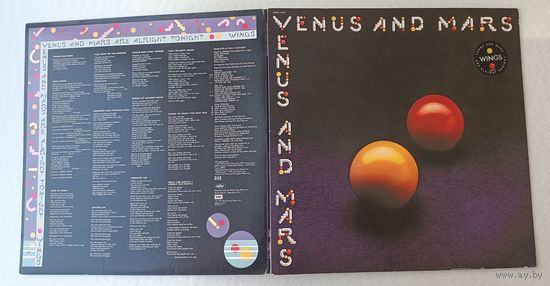 Paul McCartney & Wings - Venus and Mars (USA винил LP 1975) c плакатом