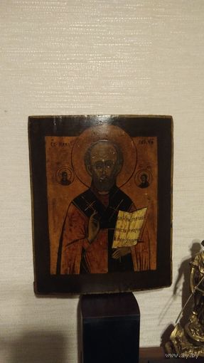 ИКОНА "НИКОЛАЙ ЧУДОТВОРЕЦ" ,старинная