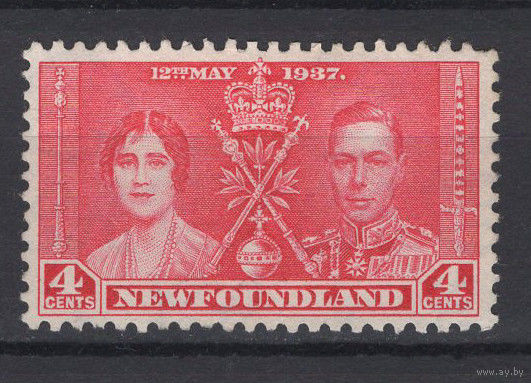 1937 Ньюфаундленд   George VI, Коронация