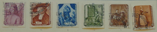 Шедевры мировой живописи. ГДР. Дата выпуска:1955-12-15       6 шт ( полная серия )