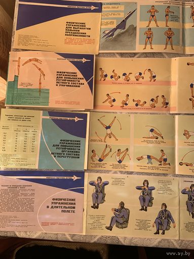 ОРИГИНАЛЬНЫЕ складные памятки-наставления для советских пилотов и космонавтов-редчайшие! Для служебного пользования. Цена за ЛОТ!