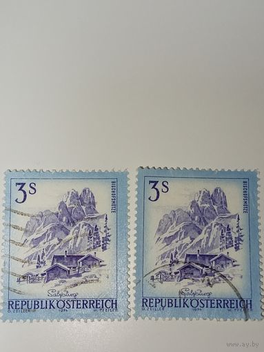 Марка Австрия 1974 г.Зальцбург