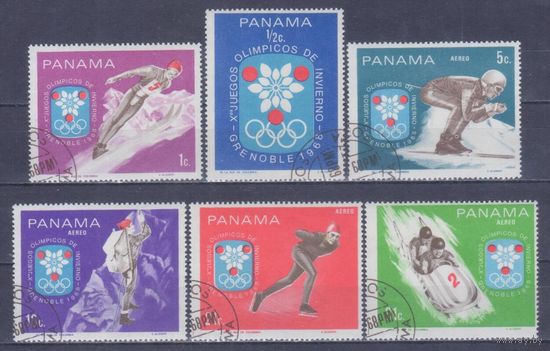[927] Панама 1968. Спорт.Зимние Олимпийские игры. Гашеная серия.