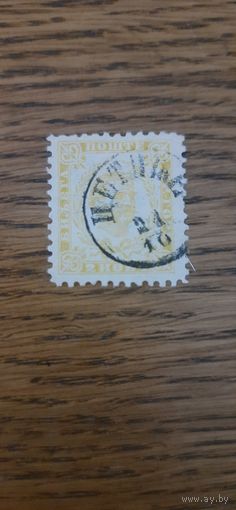 Черногория. Стандарт. 1893г. гашеная