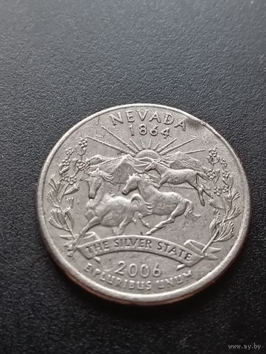 США 25 центов 2006 г. P - Невада