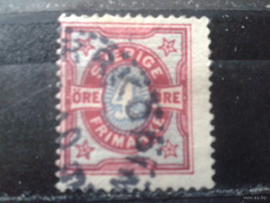 Швеция 1892 Стандарт 4 оре