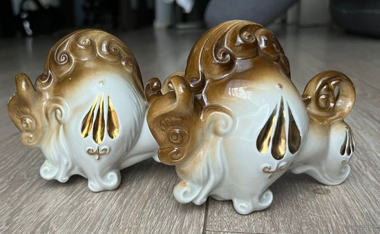 Статуэтка фарфоровая Зубр. МФФЗ.2 шт.