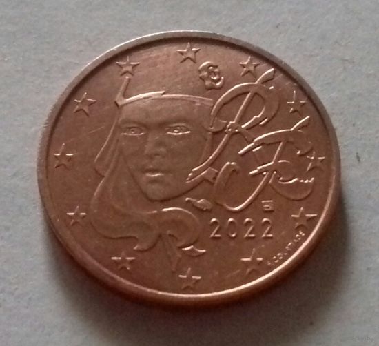 2 евроцента, Франция 2022 г.