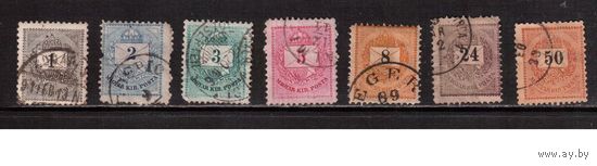 Венгрия-1888,(Мих.28-)  7 м - гаш., Стандарт