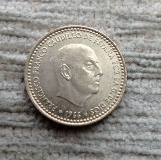 Werty71 Испания 1 песета 1966 1969