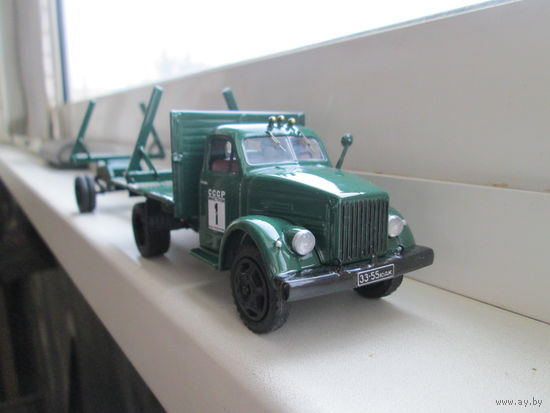 ГАЗ-51А и прицеп роспуск 1\43