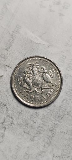 Барбадос 10 цент 1995