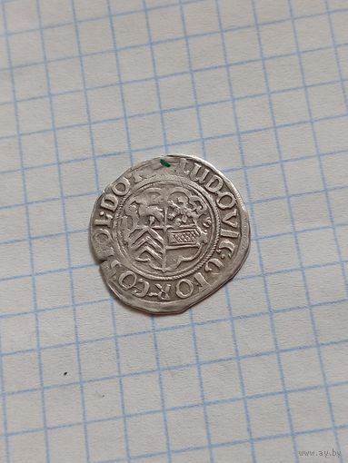 Грош (3 крейцера) 1616 года. Графство Штальберг-Ольтенберг. R!