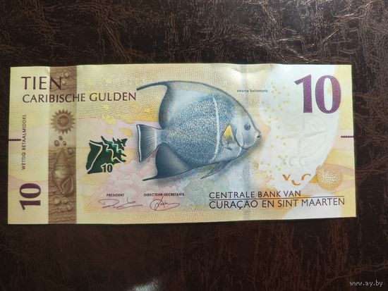 Кюрасао 10 гульденов образца 2025 года pw1