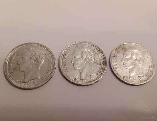 25 сентимос 1960г. Венесуэла (серебро)