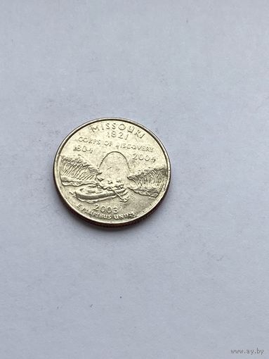 25 центов 2003 г. Миссури, США