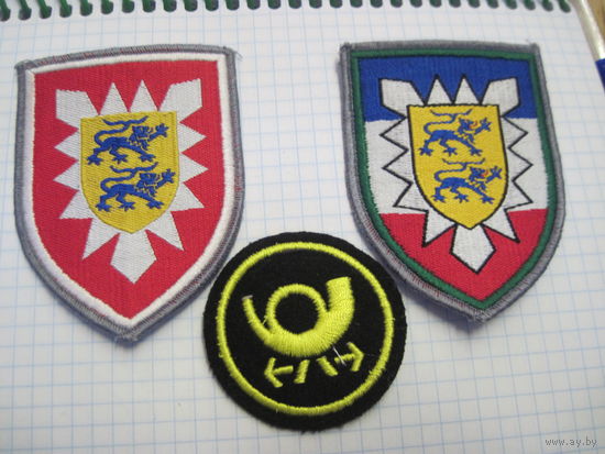 Три нашивки, шеврона/6 с рубля!