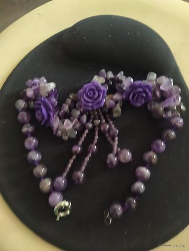 Бусы Аметист натуральный