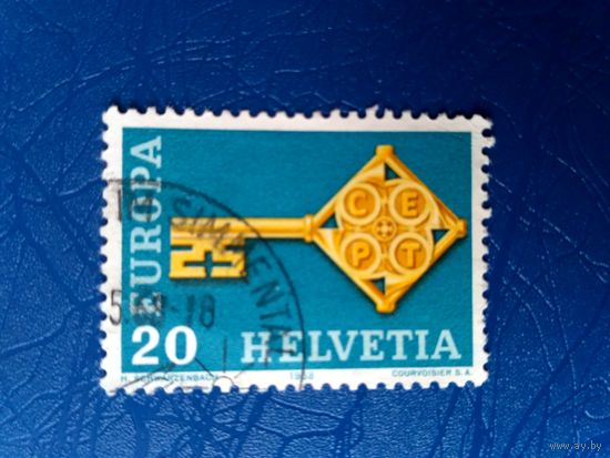 Швейцария. Ключ. Европа (CEPT). 1968 (6)