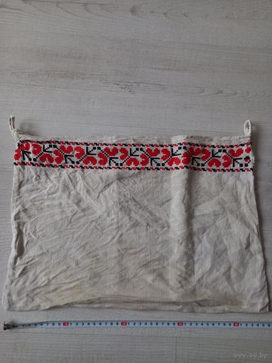 Ретро сумка,  торба старинная домотканая
