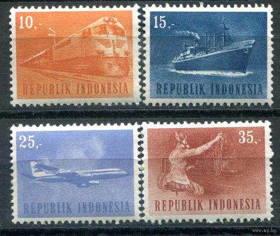 Индонезия - 1964г. - транспорт и движение - 4 марки - полная серия, MNH [Mi 446-449]. #4-W2-Z-1-13