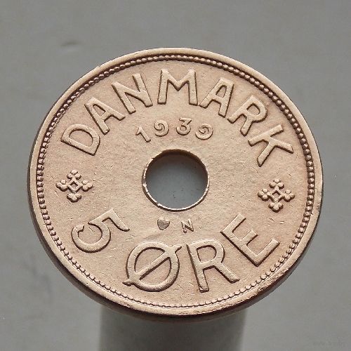 Дания 5 эре 1939