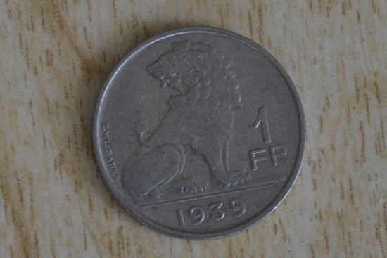 Бельгия 1 франк 1939 с 1 руб