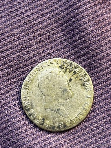 1 злотый 1818 года