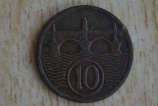 Чехословакия 10 геллеров 1924