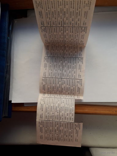 Лист талонов на право получения скидки