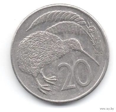 20 центов 1985 Новая Зеландия
