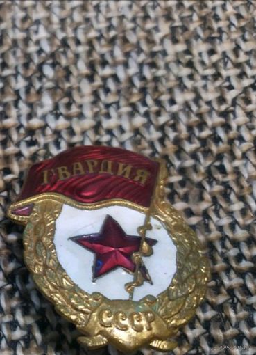 Гвардия. Латунь, эмаль, винт.