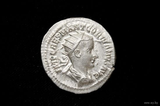 Антониниан 238-244 г. Римская Империя, Гордиан III. Штемпельный блеск!