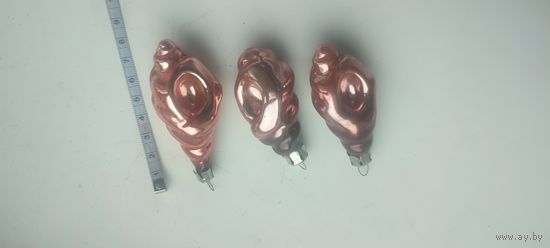 Новогодние игрушки ''Ракушка'' СССР