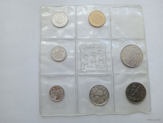 Сан-Марино 1, 2, 5, 10, 20, 50, 100 лир, 1973