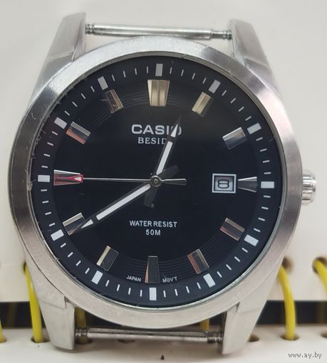 Часы "Casio" корпус нерж.сталь,крупные 20 мм по ушкам ЕС