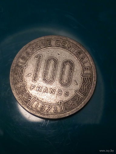 100 франков Камерун 1972 год.