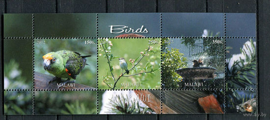 Малави - 2012 - Птицы - 1 блок. MNH.  (LOT Y56)