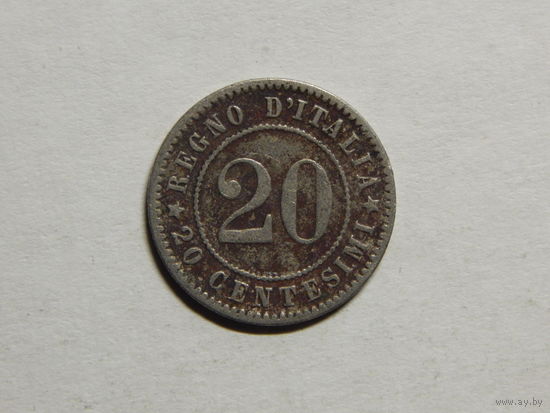 Италия 20 чентезимо 1894г