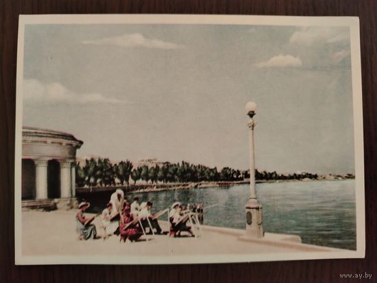 Феодосия 1959 Украинская ПК Штамп переоценки