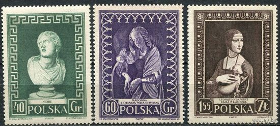 Польша. 1956г. Памятники искусства в музеях Польши.