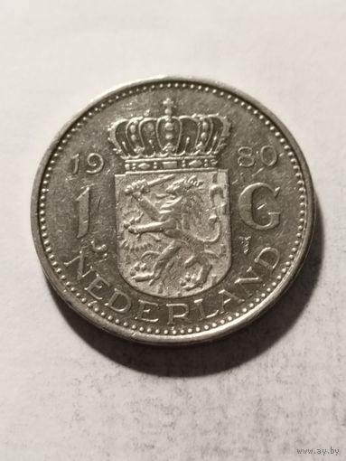 Нидерланды 1 гульден 1980