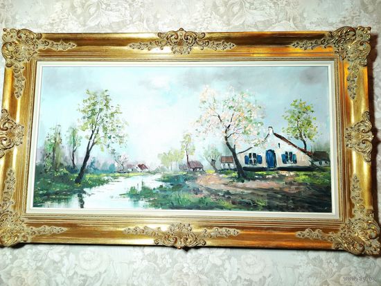 Картина в богатой раме.