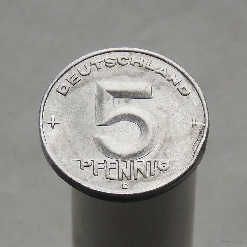 Германия 5 пфеннигов 1952 Е