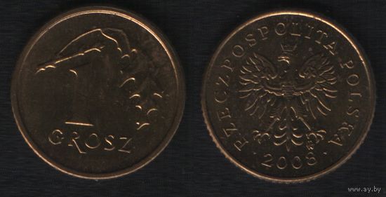 Польша y276 1 грош 2008 год (mw) (_alb2