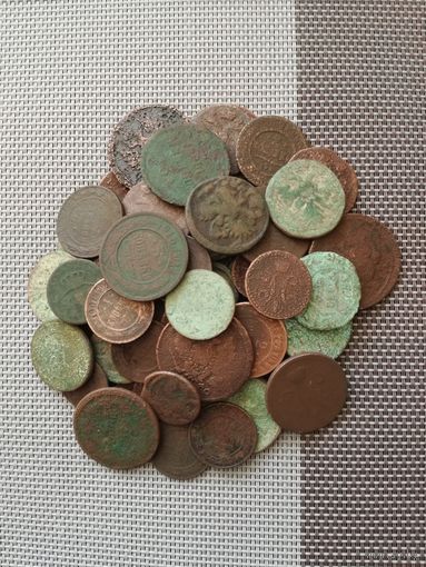 Сборный лот монет Империи с рубля!