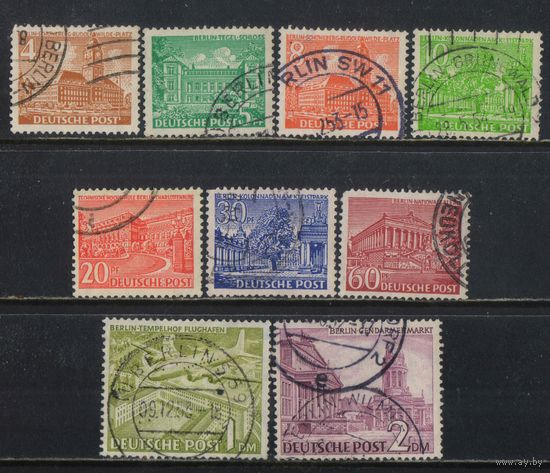 Западный Берлин 1949 Архитектура Берлина Стандарт #43-4,46-7,49,51,54,57-8